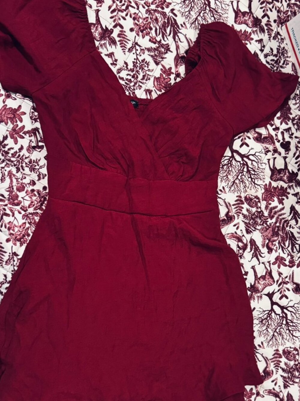 Burgandy Dress